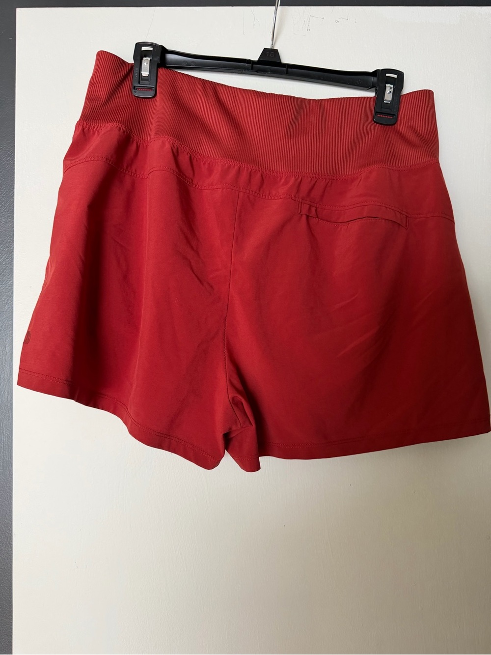 all in motion Women's High-Rise Red Athletic Shorts - Picture 2 of 3